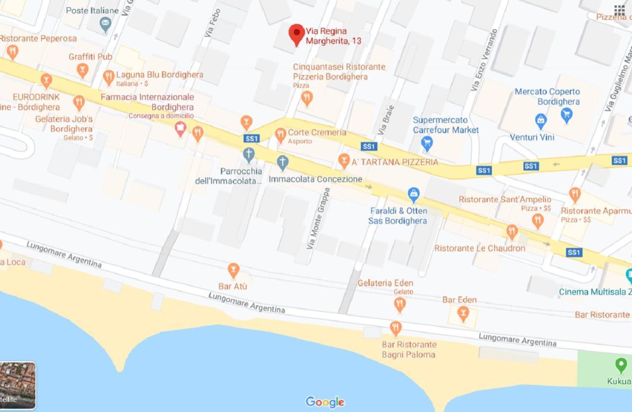 Casa Margherita, Centrale A Due Passi Dal Mare بورديغيرا المظهر الخارجي الصورة